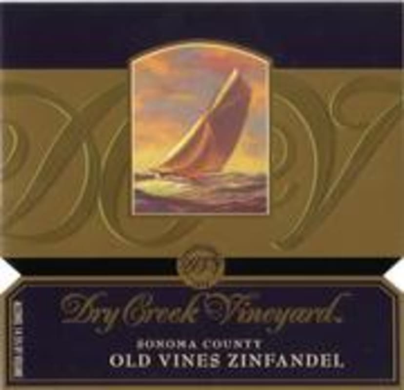 Dry Creek Vineyard Old Vine Zinfandel 2001 Front Label