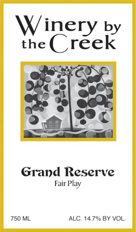 Winery by the Creek Grand Reserve 2012 Front Label