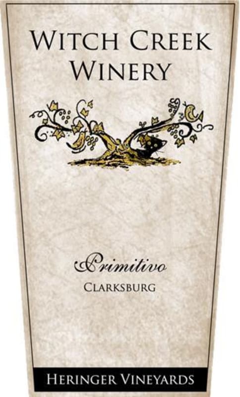 Witch Creek Winery Heringer Vineyards Primitivo 2013 Front Label