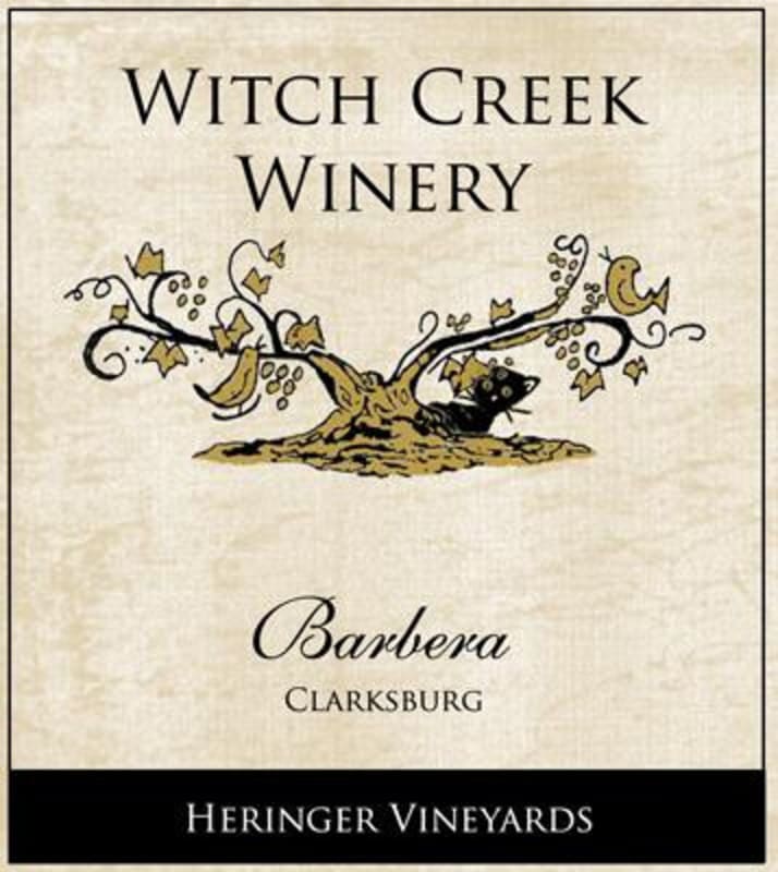 Witch Creek Winery Heringer Vineyards Barbera 2014 Front Label