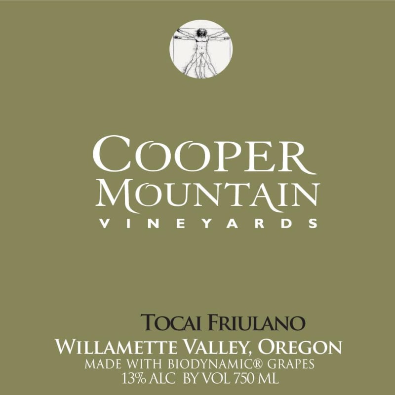 Cooper Mountain Five Elements Tocai Friulano 2015 Front Label
