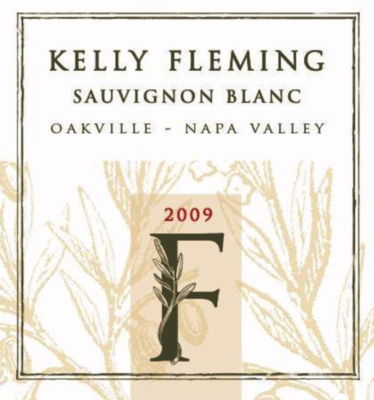 Kelly Fleming Wine Sauvignon Blanc 2009 Front Label
