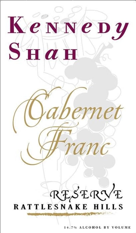 Woodhouse Family Cellars Kennedy Shah Reserve Cabernet Franc 2012 Front Label