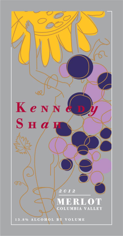 Woodhouse Family Cellars Kennedy Shah Merlot 2012 Front Label