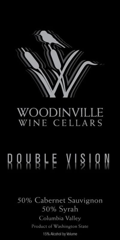 Woodinville Wine Cellars Double Vision Cabernet Sauvignon Syrah 2012 Front Label