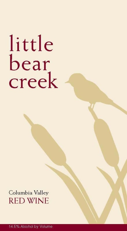 Woodinville Wine Cellars Little Bear Creek 2013 Front Label