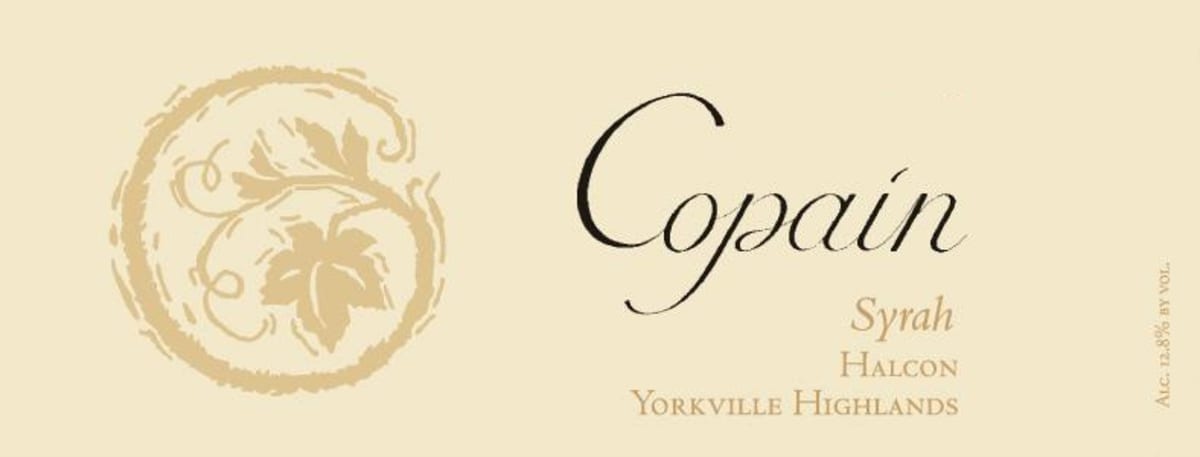 Copain Halcon Vineyard Syrah 2010 Front Label