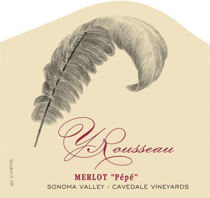 Y. Rousseau Pepe Cavedale Vineyard Merlot 2011 Front Label