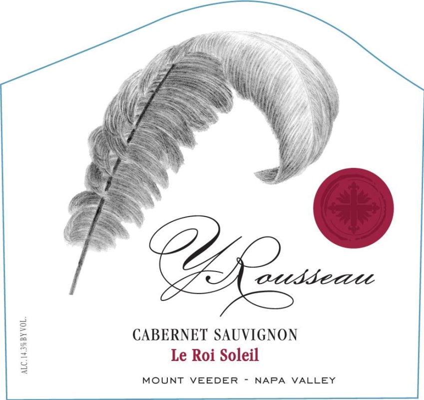 Y. Rousseau Le Roi Soleil Cabernet Sauvignon 2012 Front Label