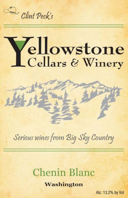 Yellowstone Cellars & Winery Chenin Blanc 2015 Front Label