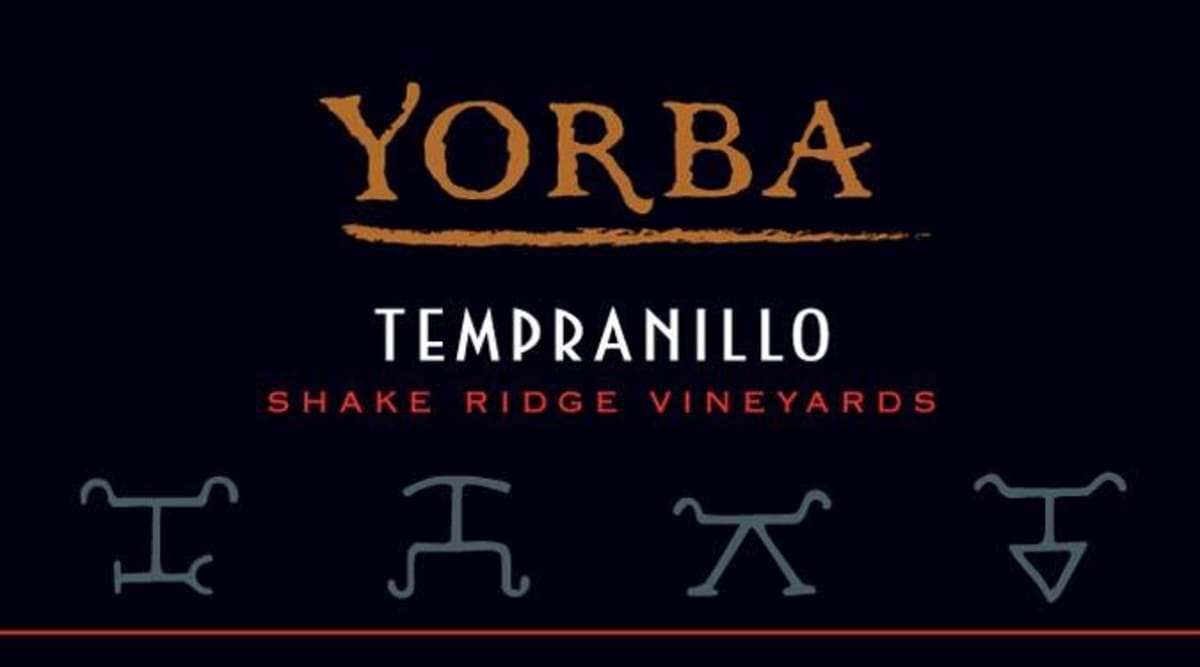 Yorba Tempranillo 2009 Front Label