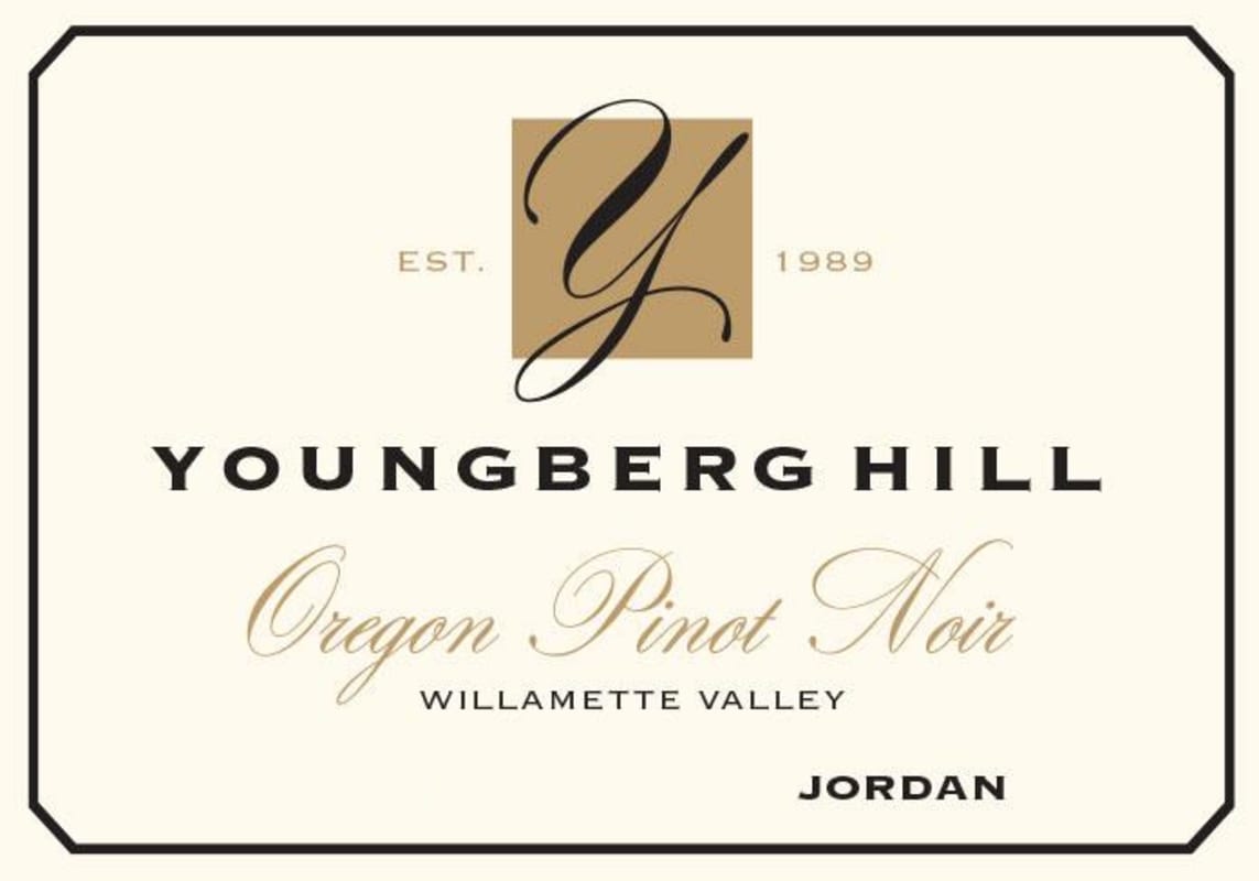 Youngberg Hill Vineyards Jordan Pinot Noir 2013 Front Label