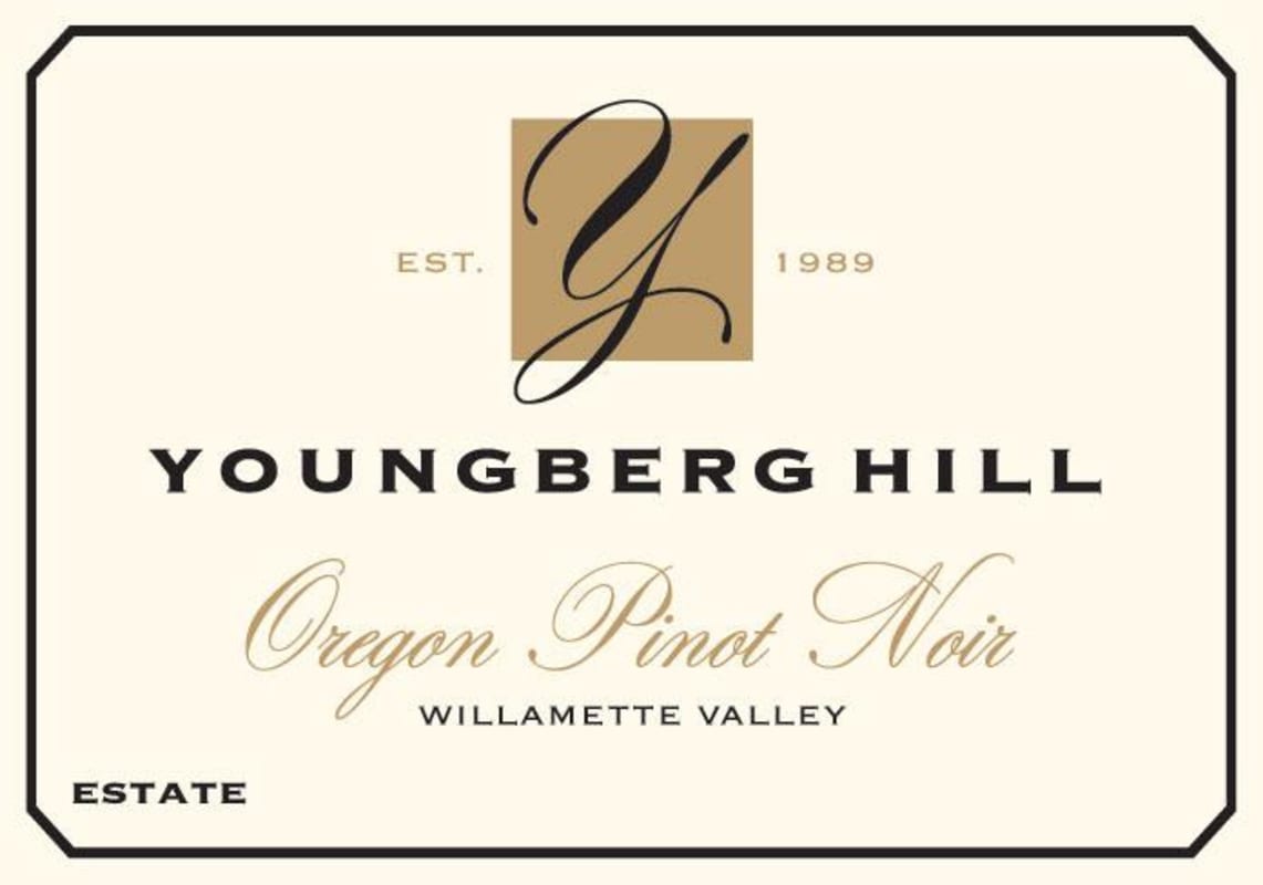 Youngberg Hill Vineyards Estate Pinot Noir 2012 Front Label
