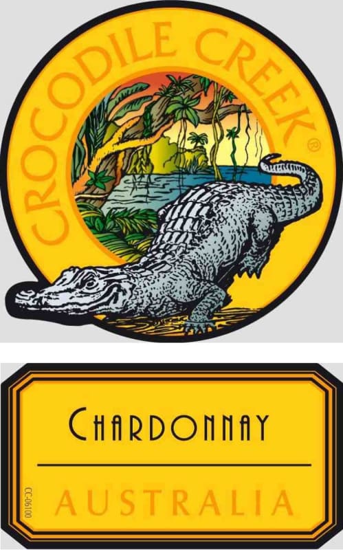 ZenZen Wines Crocodile Creek Chardonnay 2014 Front Label