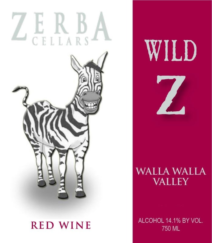 Zerba Cellars Wild Z 2013 Front Label