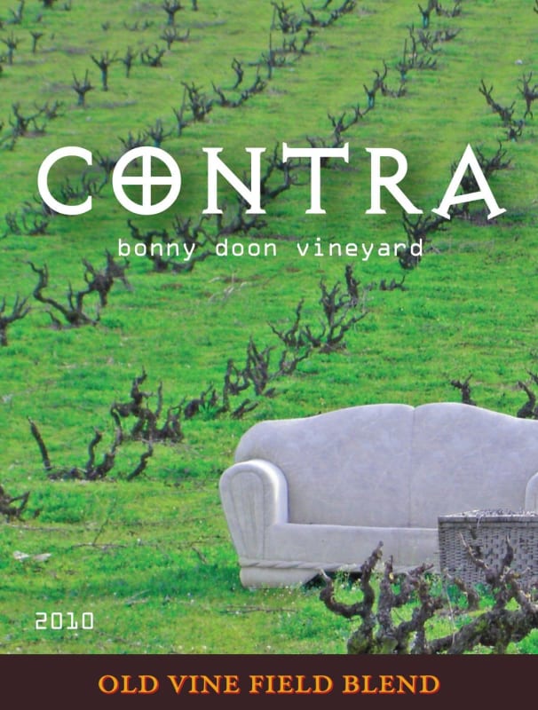 Bonny Doon Contra Old Vine Field Blend 2010 Front Label