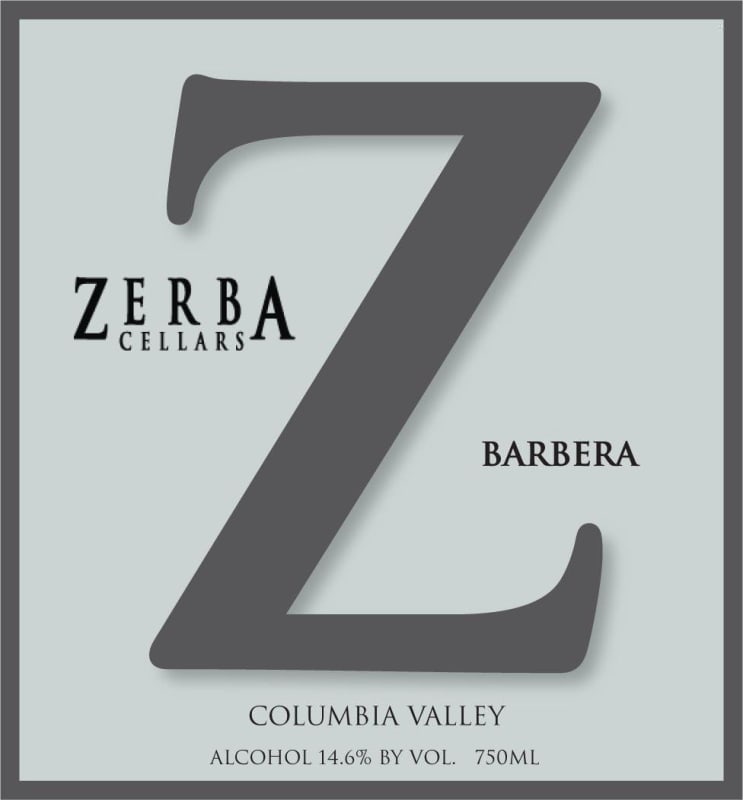 Zerba Cellars Barbera 2007 Front Label