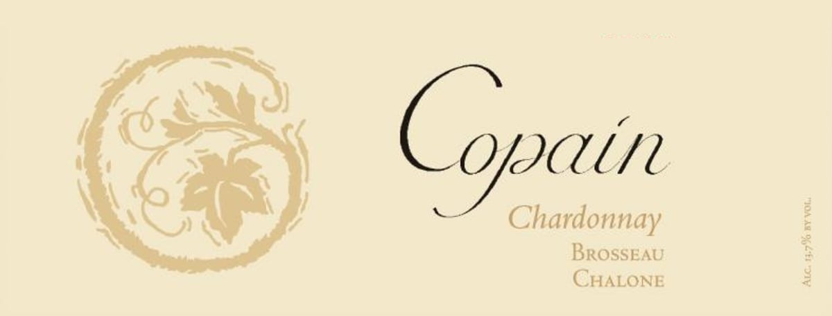 Copain Brosseau Chardonnay 2012 Front Label