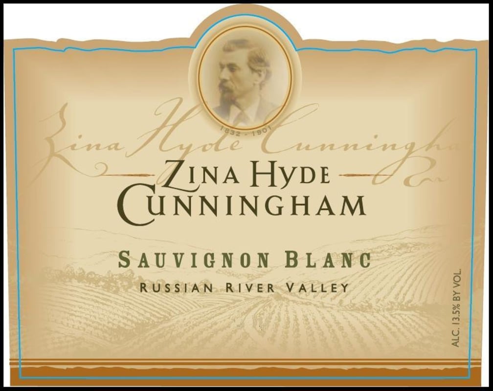 Zina Hyde Cunningham Sauvignon Blanc 2008 Front Label