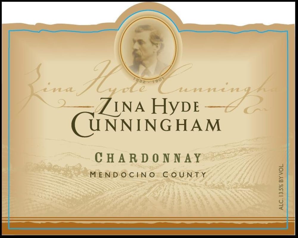 Zina Hyde Cunningham Chardonnay 2011 Front Label