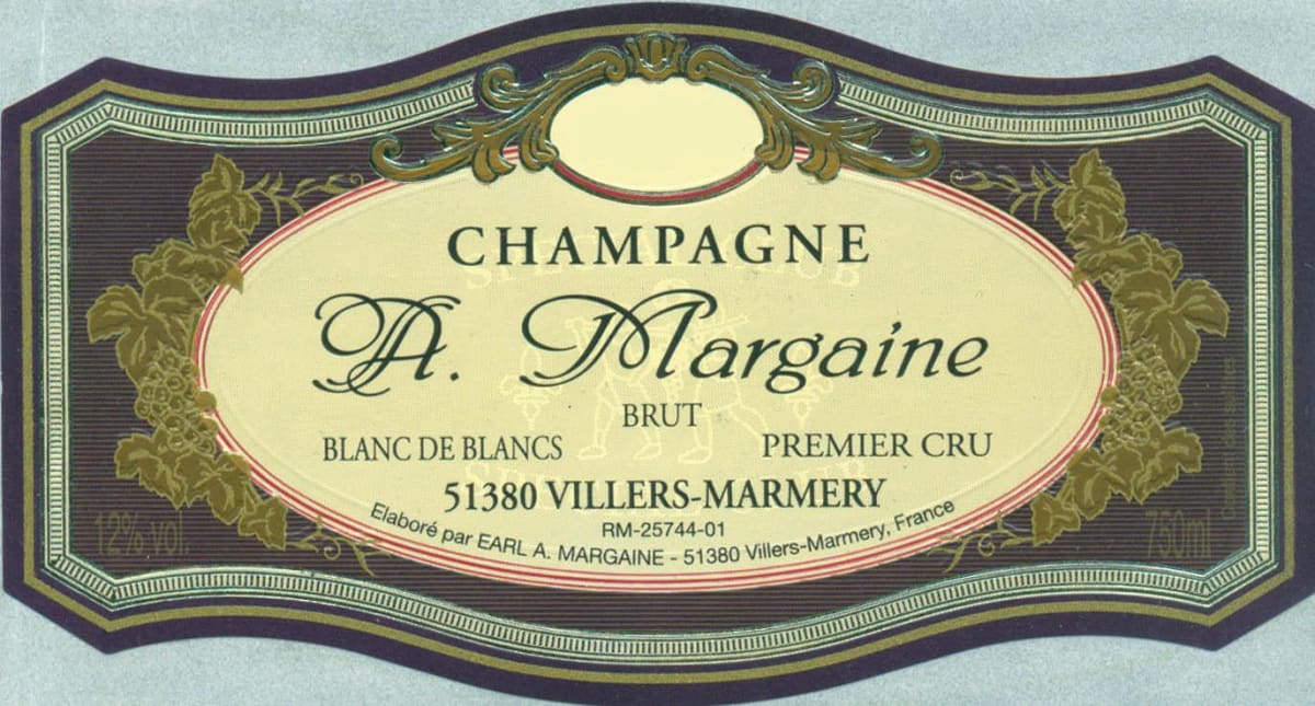 A. Margaine Blanc de Blancs Brut Premier Cru 2009 Front Label