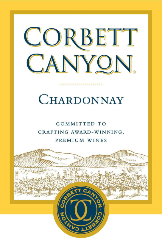 Corbett Canyon Chardonnay 2001 Front Label