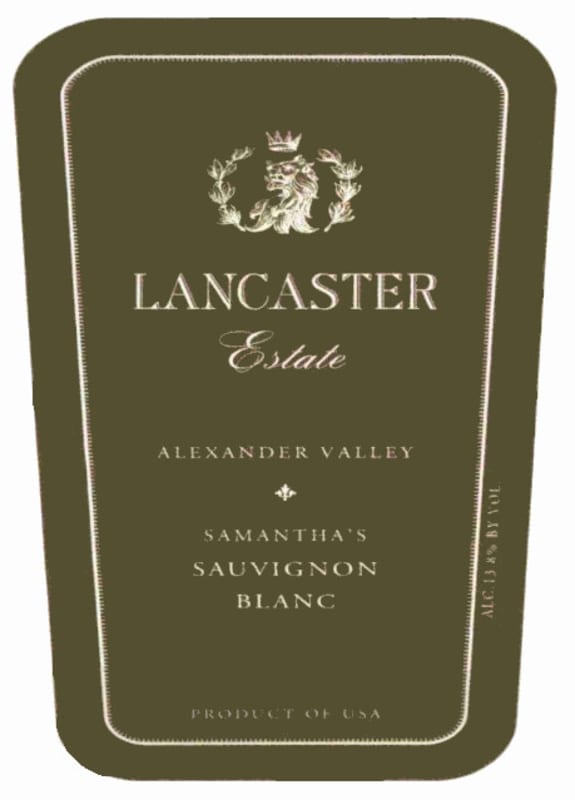 Lancaster Samantha's Sauvignon Blanc 2008 Front Label