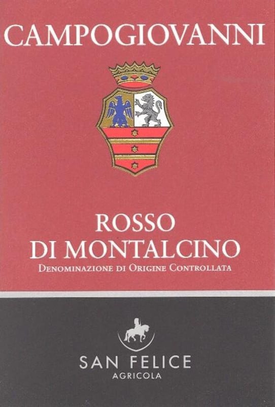 San Felice Rosso di Montalcino 2013 Front Label
