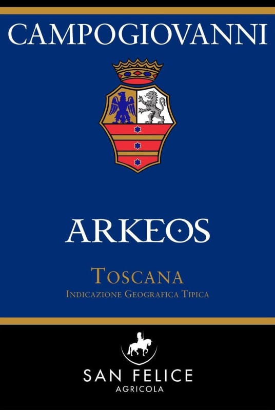 San Felice Arkeos Toscana 2010 Front Label