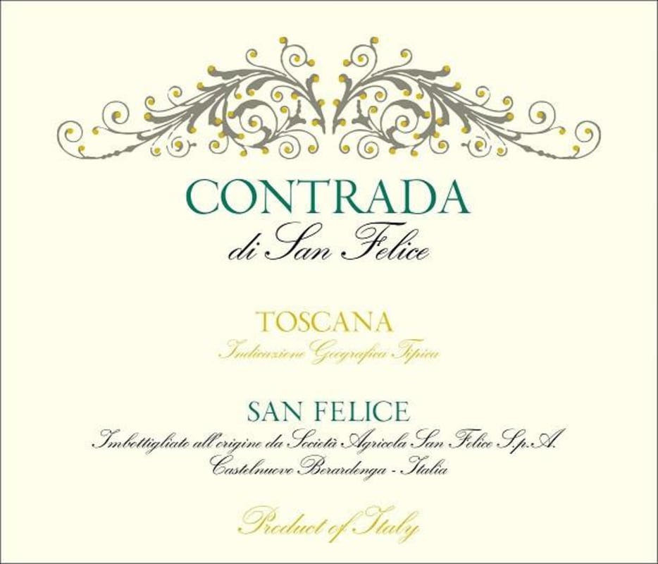San Felice Contrada di San Felice Toscana Bianco 2014 Front Label