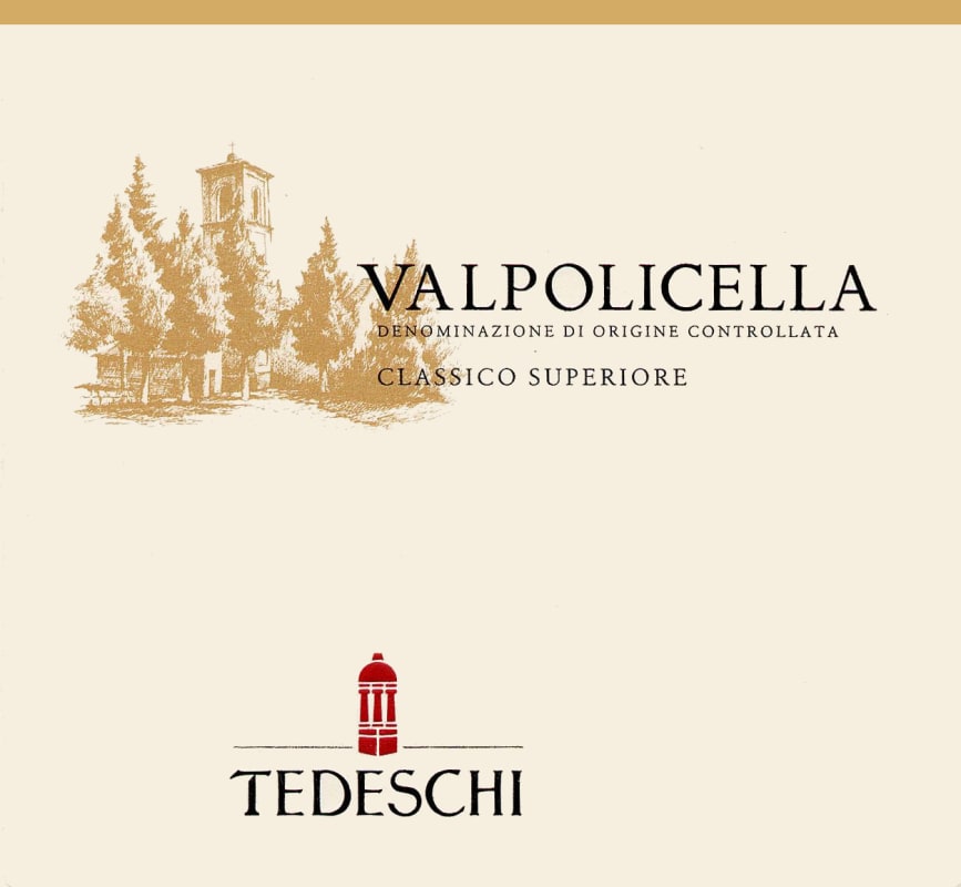 Tedeschi Valpolicella Classico Superiore 2014 Front Label