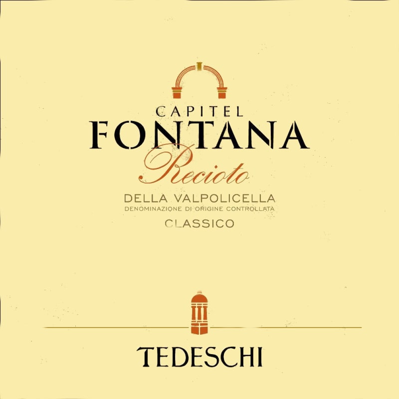 Tedeschi Capitel Fontana Recioto 2005 Front Label
