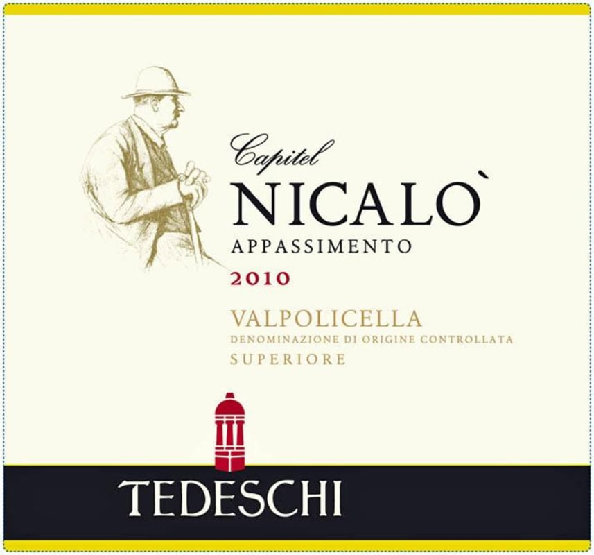 Tedeschi Valpolicella Nicalo 2010 Front Label