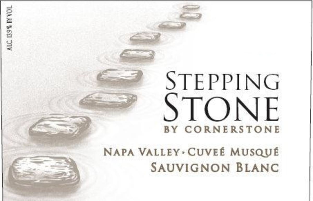 Stepping Stone by Cornerstone Cuvee Musque Sauvignon Blanc 2012 Front Label