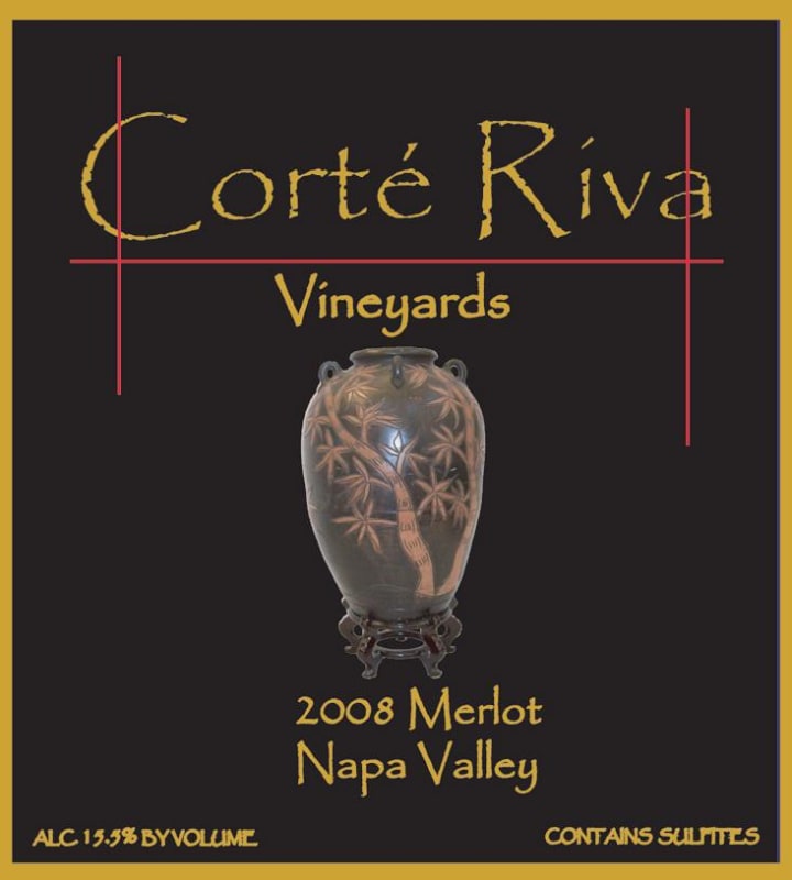 Corte Riva Merlot 2008 Front Label