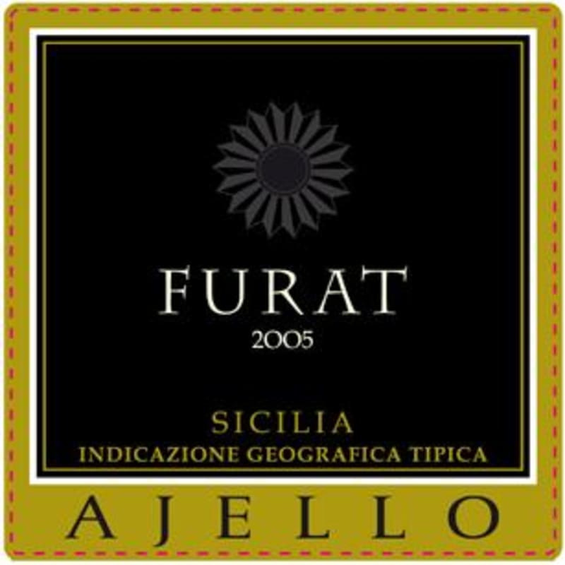 Ajello Furat Rosso Sicilia 2005 Front Label