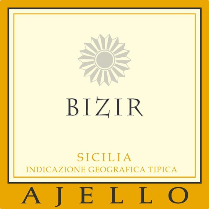 Ajello Bizir Sicilia Bianco 2013 Front Label