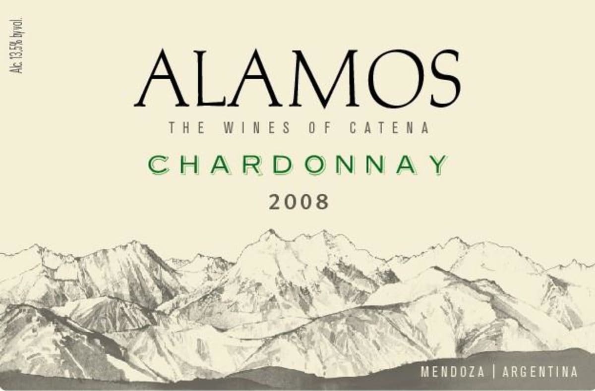 Alamos Chardonnay 2008 Front Label
