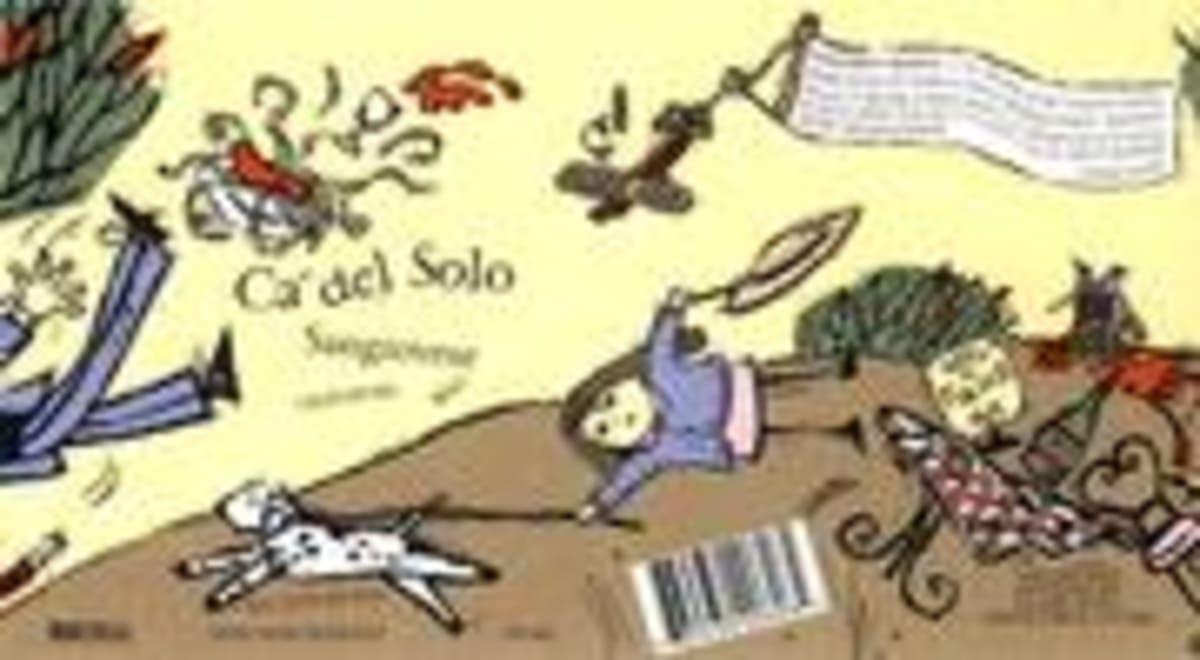 Bonny Doon Ca' del Solo Sangiovese 1998 Front Label