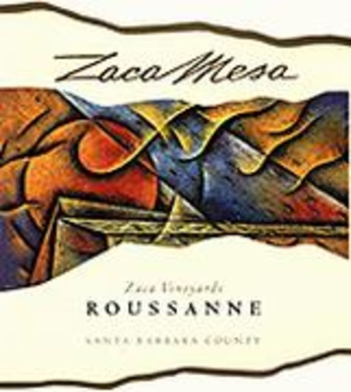 Zaca Mesa Zaca Vineyards Roussanne 1997 Front Label