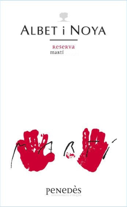 Albet I Noya Marti Reserva 2008 Front Label