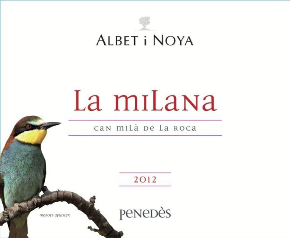 Albet I Noya La Milana 2012 Front Label
