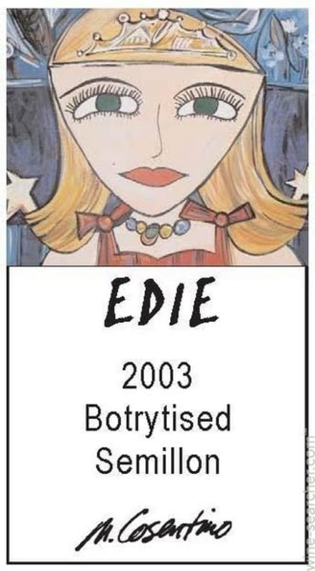 Cosentino Edie Botrytis Semillon 2003 Front Label