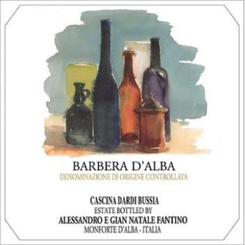 Alessandro & Gian Natale Fantino Barbera d'Alba 2011 Front Label