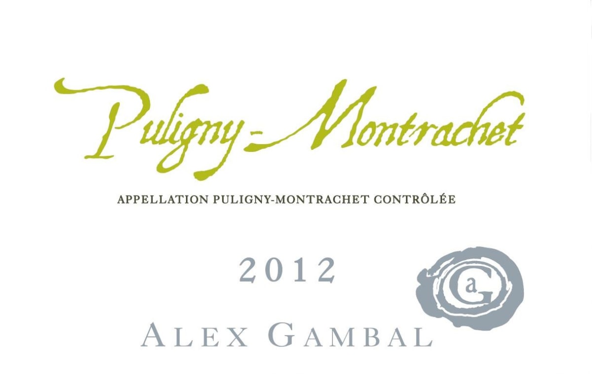 Alex Gambal Puligny-Montrachet 2012 Front Label