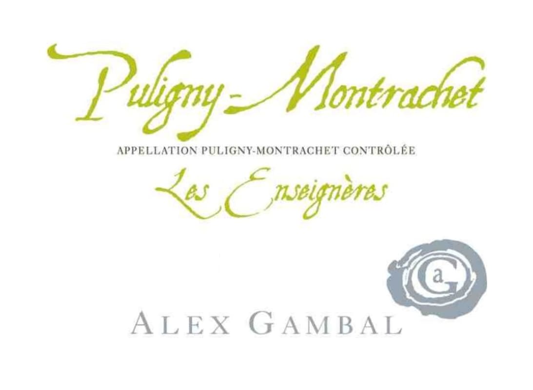 Alex Gambal Puligny-Montrachet Les Enseigneres 2013 Front Label