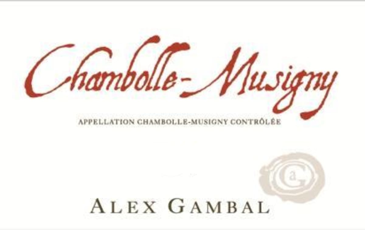 Alex Gambal Chambolle-Musigny 2009 Front Label