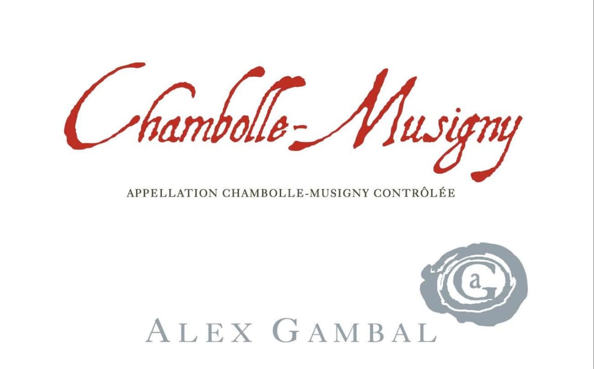 Alex Gambal Chambolle-Musigny 2012 Front Label