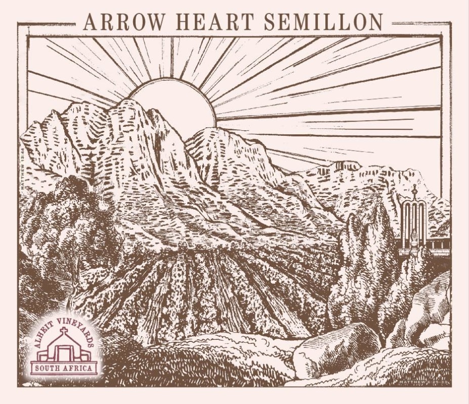 Alheit Arrow Heart Semillon 2014 Front Label