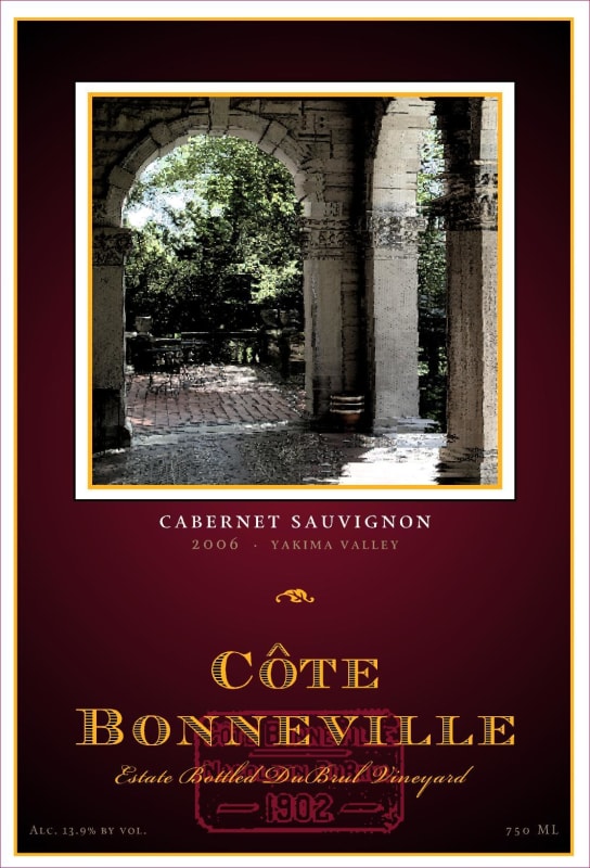 Cote Bonneville DuBrul Vineyard Cabernet Sauvignon 2005 Front Label
